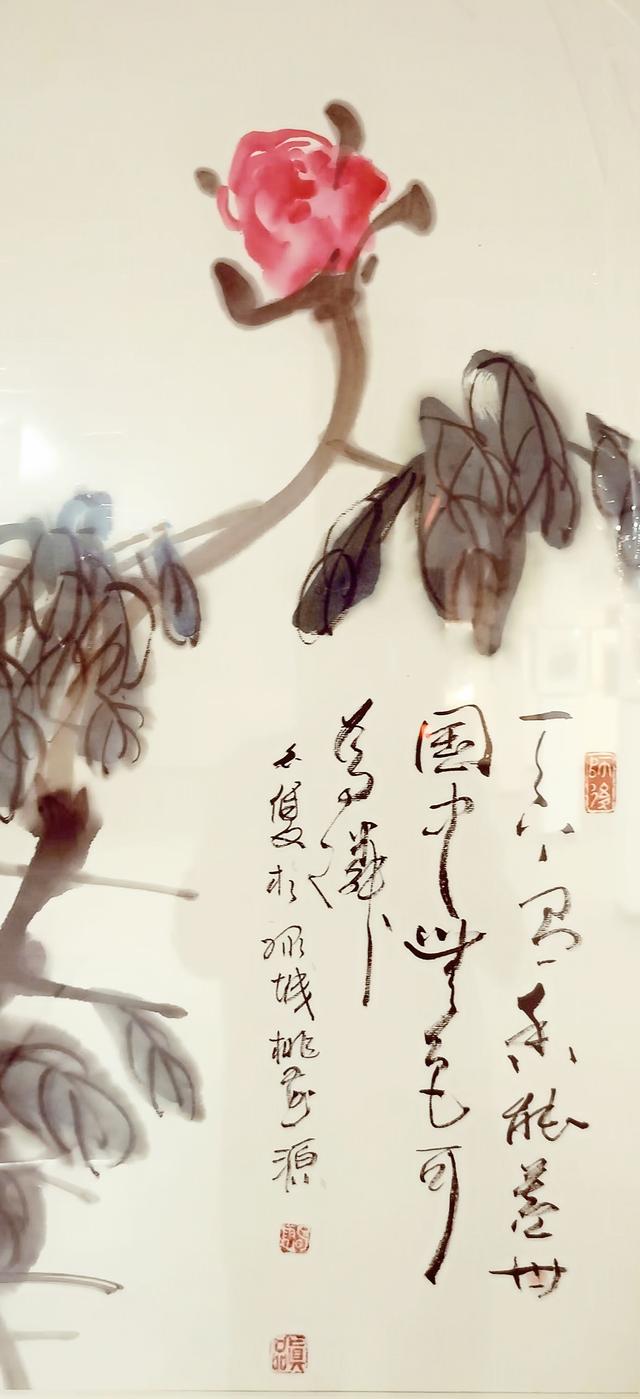 书画博士作品展在临沂佛园厉明霜艺术馆开展